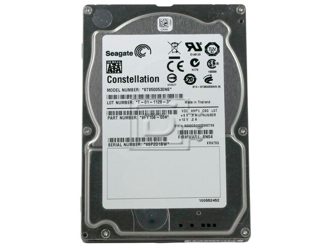 Seagate ST9500530NS 9FY156 SATA Hard Drive Image 2 image