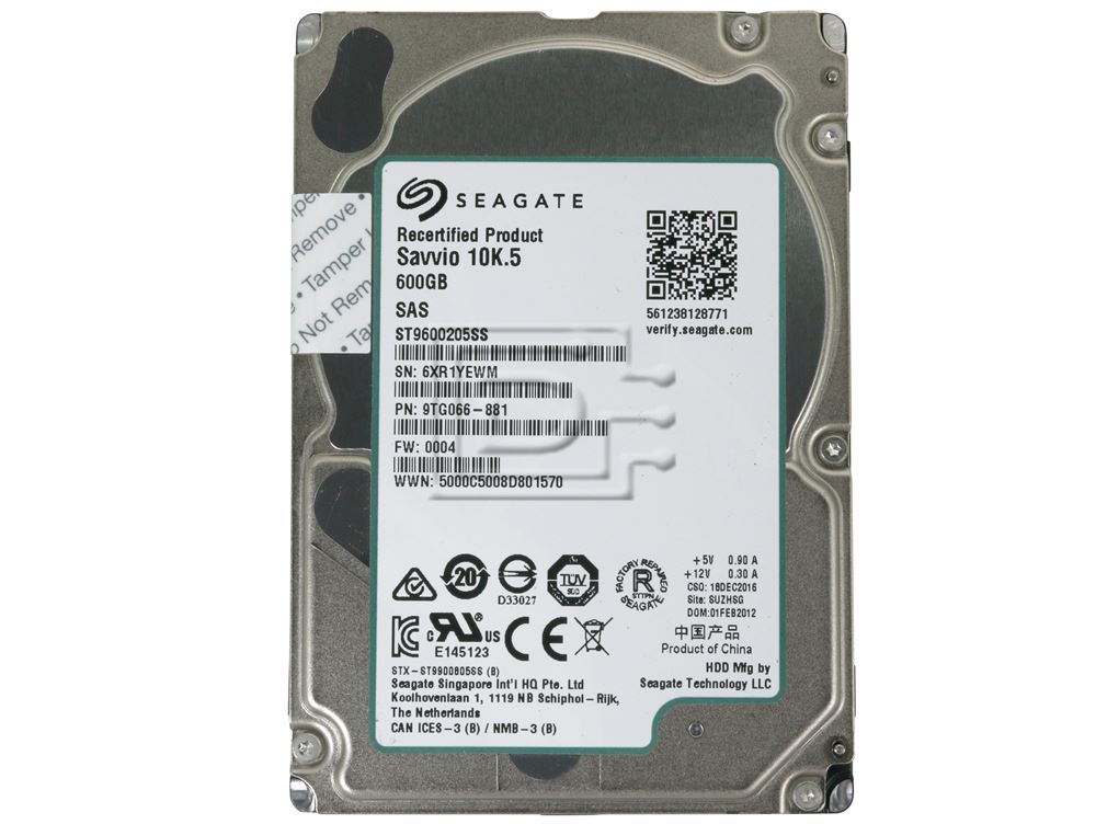 Seagate ST9600205SS 9TG066-880 SAS Hard Drives Image 2 image