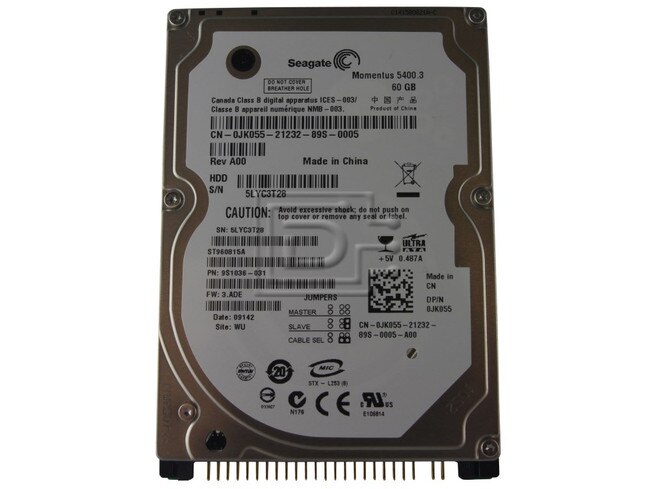 Seagate ST960815A 0JK055 JK055 IDE ATA Hard Drive 2.5-inch Image 1 image