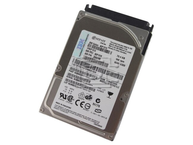 Seagate ST973401LC 90P1316 90P1313 26K5158 SCSI Hard Drives Image 1 image