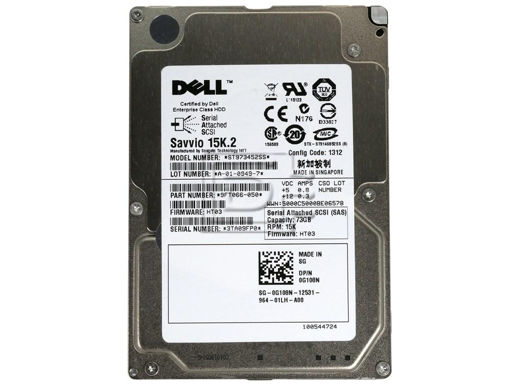 Seagate ST973452SS 9FT066-050 G108N 0G108N SAS Hard Drives Image 2 image