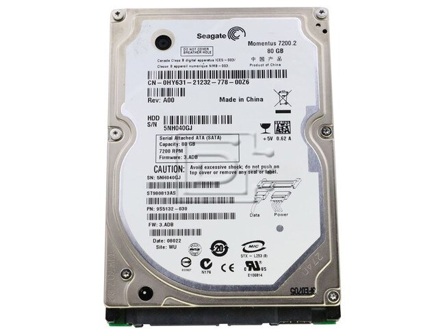 Seagate ST980813AS SATA Hard Drive image 1