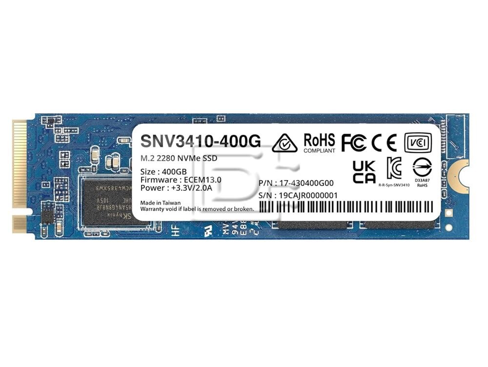 Synology SNV3410-400G Synology M.2 SSD Image 1 image