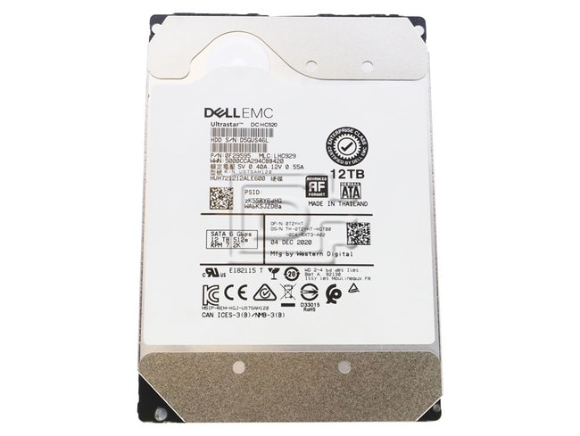 HGST 0F29595 HUH721212ALE600 T2YHT 0T2YHT SAS Hard Drive Image 1 image