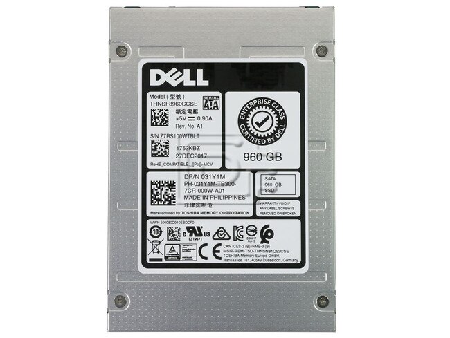 Toshiba THNSF8960CCSE 31Y1M 031Y1M SATA Solid State Drive Image 2 image
