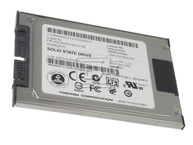 Toshiba THNSFC256GAMJ 45N7990 SATA SSD Image 1 image