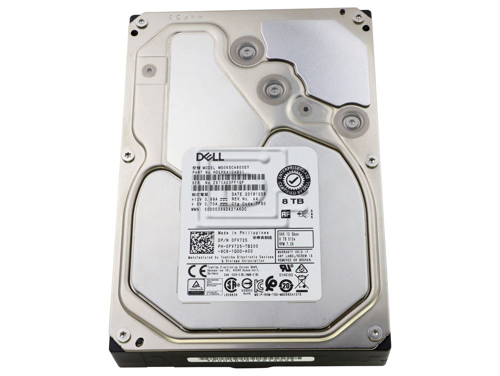 Toshiba MG05ACA800E 8TB SATA HDD Hard Drive