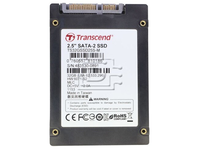 TRANSCEND INFORMATION SYSTEMS TS32GSSD25S-M SATA SSD Image 1 image