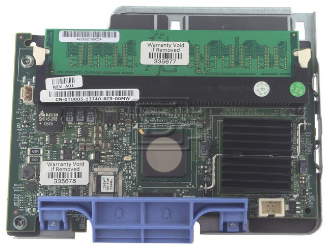 Dell TU005 HG129 SAS / Serial Attached SCSI RAID Controller Card image 2