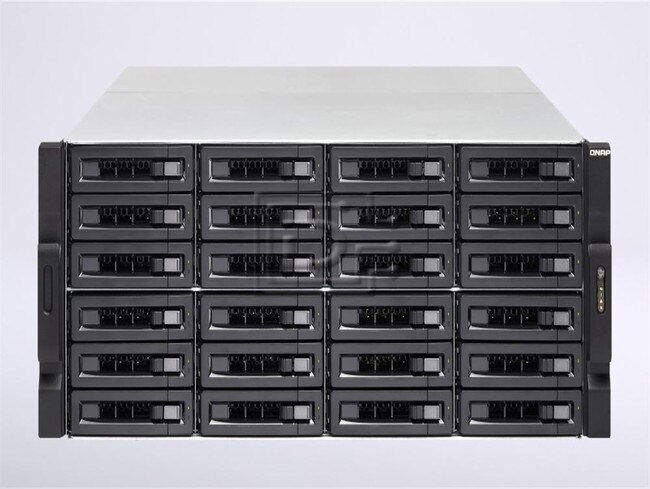 QNAP TVS-EC2480U-SAS-RP-8GE-R2 24-Bay Quad-Core NAS Server Image 1 image