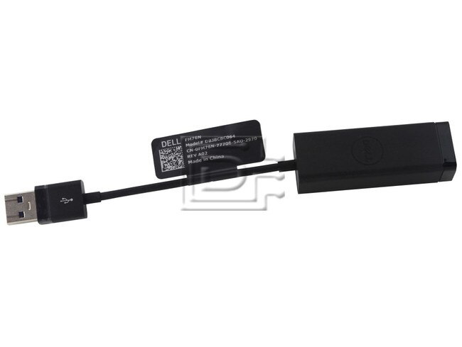Generic CAB-USB3-ETHERNET-PXE-7IN-BN-OE FM76N 0FM76N USB Ethernet Adapter Cable image 1