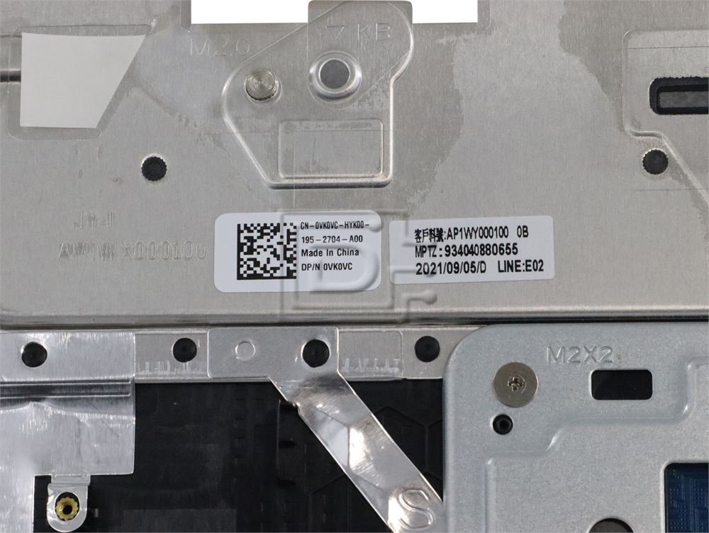 Dell VK0VC 0VK0VC Palmrest Touchpad Assembly Image 3 image