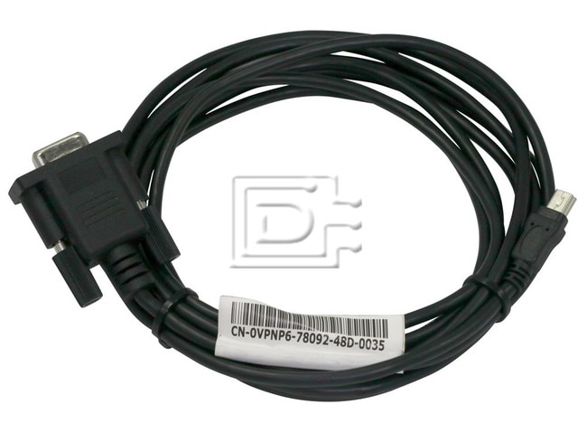 Dell CAB-SERIAL-DB9F-MINI-USB-2.7m-BN-OE VPNP6 0VPNP6 Dell VPNP6 MD3400 MD3420 MD3400i MD3460 Password Reset Service Cable Image 1 image