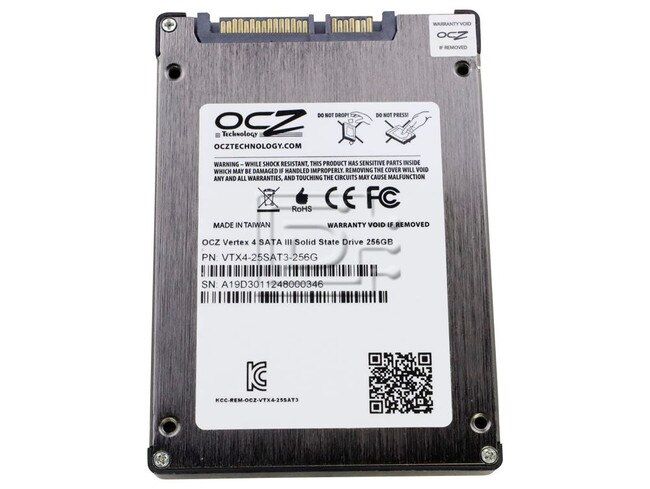 OCZ Technology VTX4-25SAT3-256G Laptop SATA 2.5" MLC SSD Drive Image 1 image
