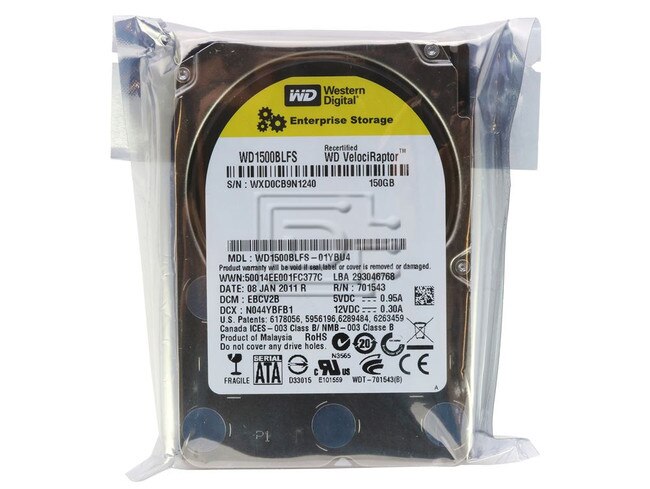Western Digital WD1500BLFS VelociRaptor SATA Hard Drive image 
