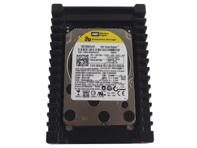 Western Digital WD1600HLHX DFFRK 0DFFRK Sata Hard Drive Image 1 image