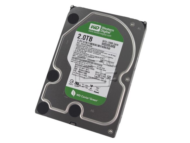 Western Digital WD20EARS 3.5in LFF SATA Hard Drive Image 1 image