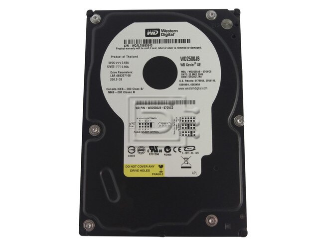Western Digital WD2500JB EIDE Hard Drive image 1