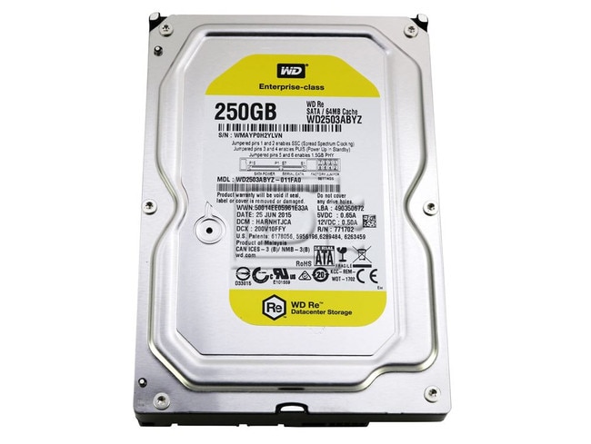 Western Digital WD2503ABYZ Western Digital RE4 WD2503ABYZ 250GB 7.2K Enterprise 3.5" SATA Hard Drive Image 1 image