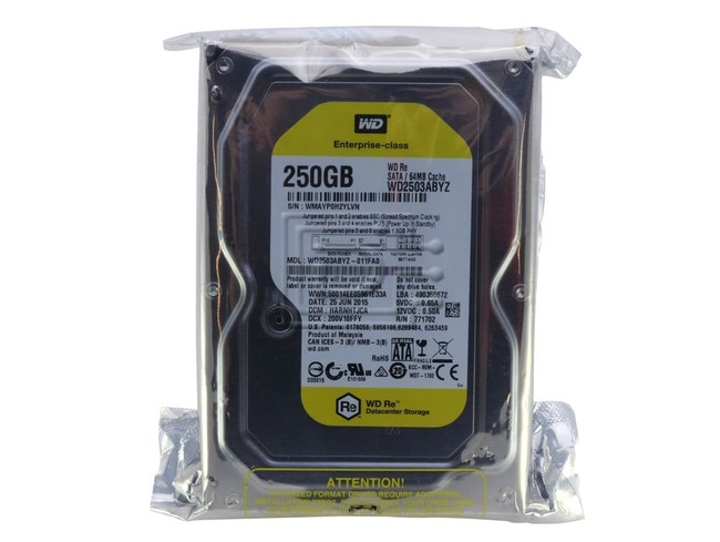 Western Digital WD2503ABYZ Western Digital RE4 WD2503ABYZ 250GB 7.2K Enterprise 3.5" SATA Hard Drive Image 4 image