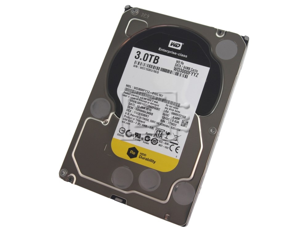 Western Digital WD3000FYYZ 3TB Enterprise SATA Hard Drives