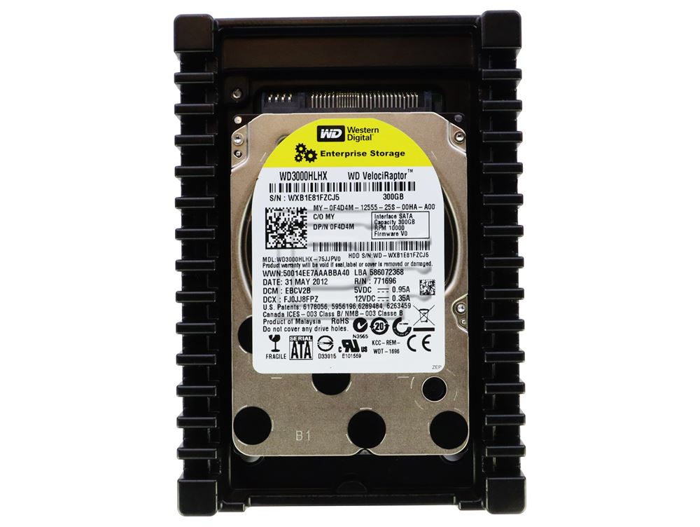 Western Digital WD3000HLHX VelociRaptor SATA Hard Drive Image 1 image