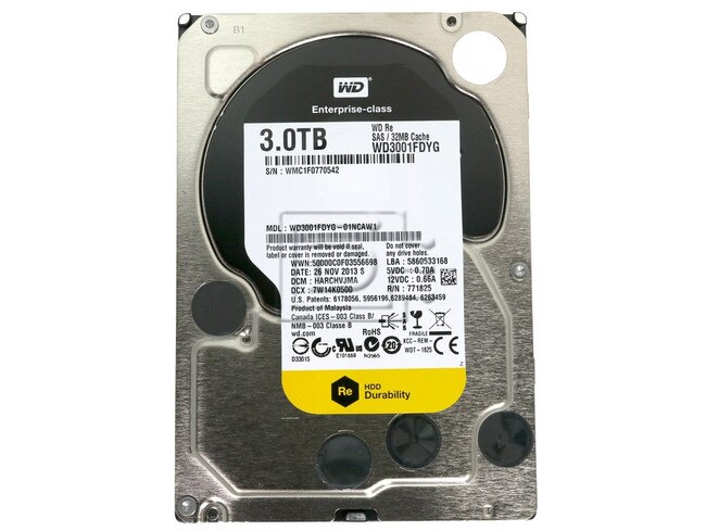 Western Digital WD3001FDYG WD3001FDYG SED 3TB SAS image 1