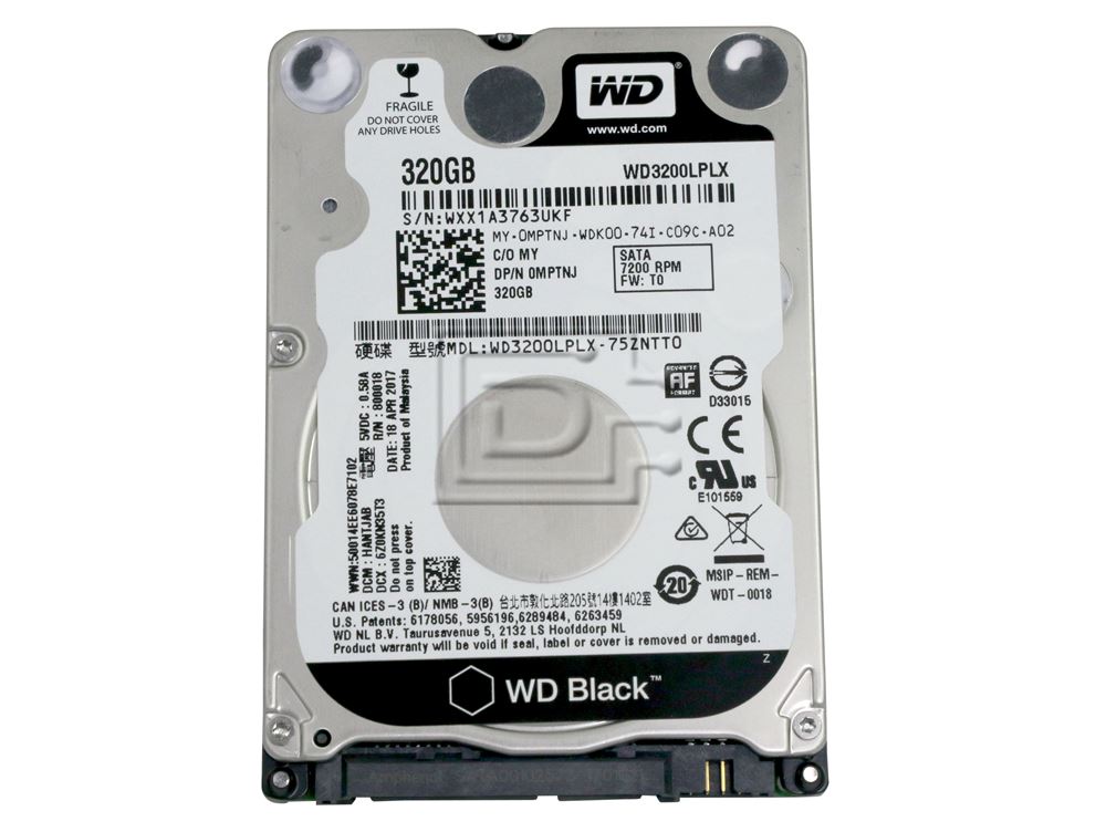 Dell Mptnj Western Digital Wd Black Wd30lplx 3gb 2 5 6gbps 7 2k Rpm Sata Hdd Dell Mptnj Western Digital Wd Black Wd30lplx 3gb 2 5 6gbps 7 2k Rpm Sata Hdd