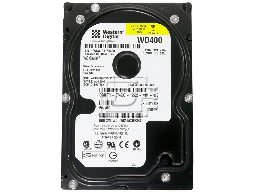 【未開封・未使用品】Western Digital WD400BB