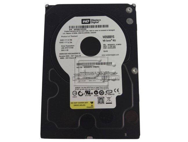 Western Digital WD5000YS SATA Hard Drive Image 1 image
