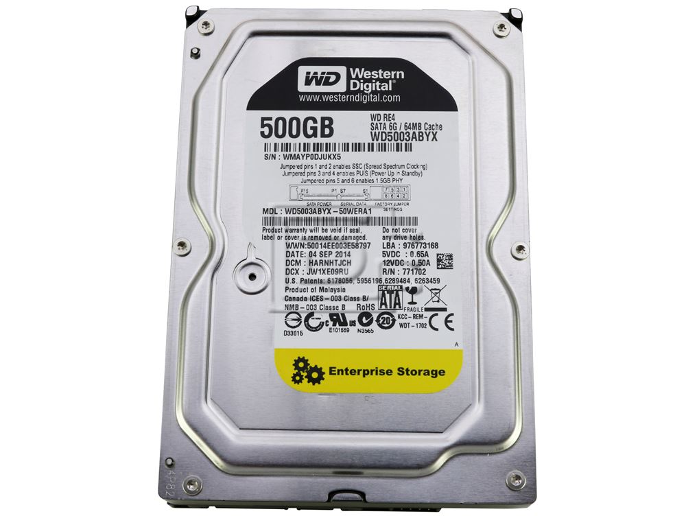 Western WDABYX RE4 7.2K Enterprise SATA Hard Drive