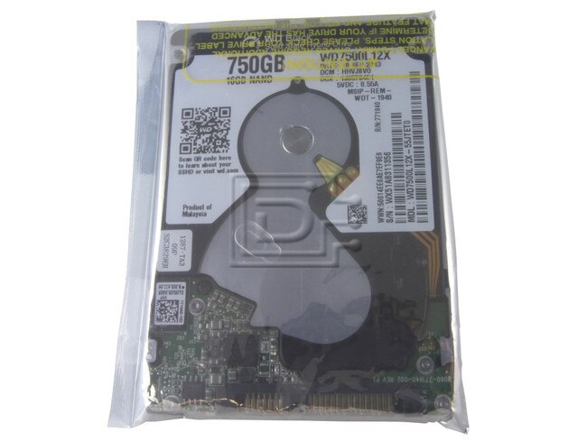 Western Digital WD7500L12X WD7500L12X-55JTET0 Slim SATA Hybrid SSD Image 3 image