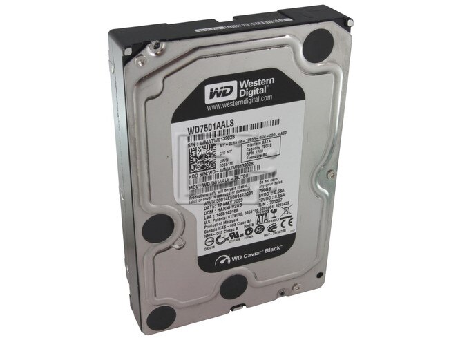 Western Digital WD7501AALS C651M 0C651M SATA Hard Drive Image 1 image