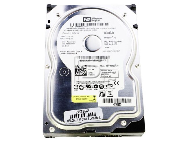 Western Digital WD800JD SATA Hard Drive image 1