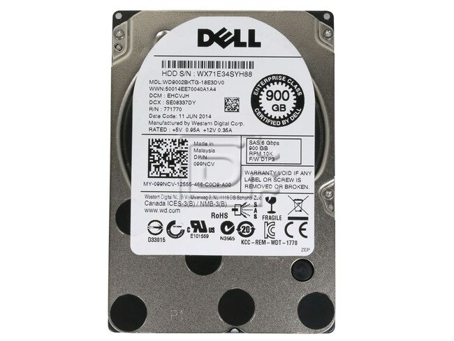 Western Digital WD9002BKTG 099NCV 99NCV SFF Small Form Factor SAS 2.5-inch Hard Drive Image 2 image