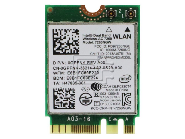 INTEL WM3945AGM2GEN 3945ABG WM3945AGM WM3945AGM1WB Mini PCI Express Wireless Network Adapter image 1
