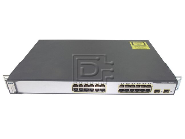 Cisco WS-C3750G-24T-S Catalyst 3750 Series 24-Port Ethernet 10/100/1000 ...