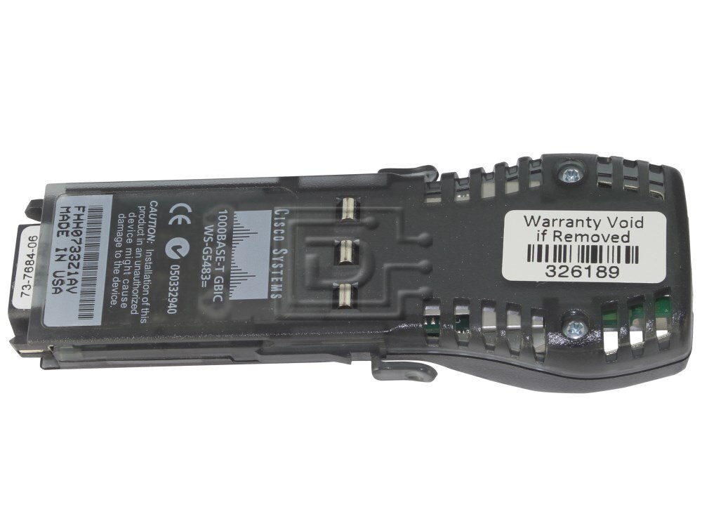 CISCO WS-G5483 1000Base-TX Gigabit Ethernet GBIC Image 1 image