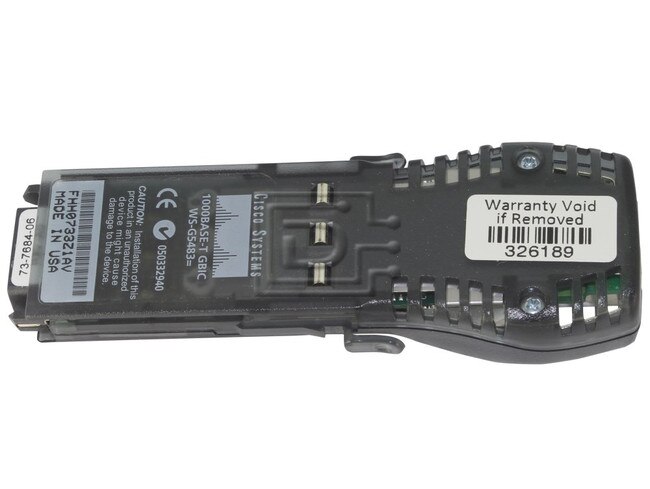 CISCO WS-G5483 1000Base-TX Gigabit Ethernet GBIC Image 1 image