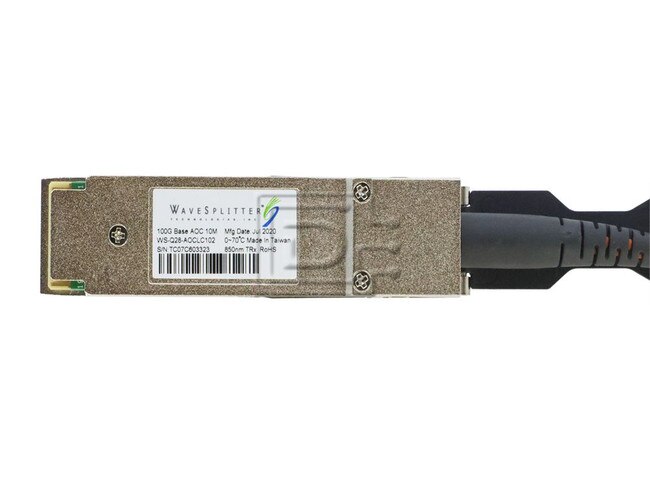 WaveSplitter WS-Q28-AOCLC102 WS-Q28-AOCLC103 100G QSFP28 AOC Active Optical Cable Image 2 image