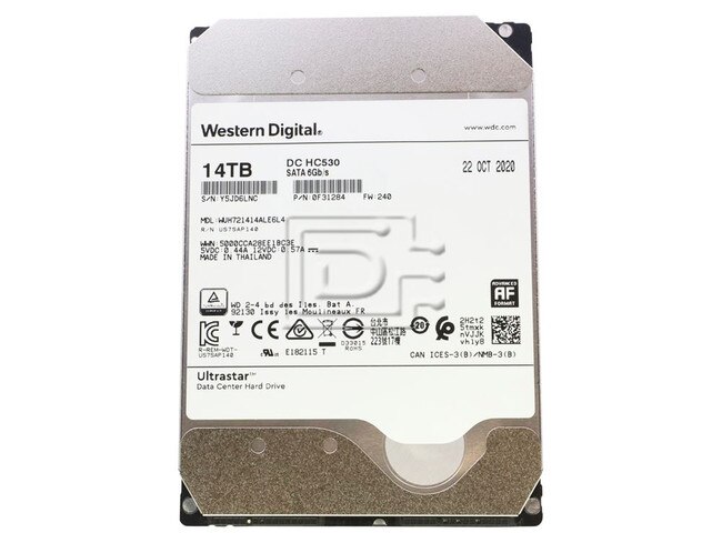 Western Digital WUH721414ALE604 0F31156 0F31284 0F31152 SATA Hard Drive image 1