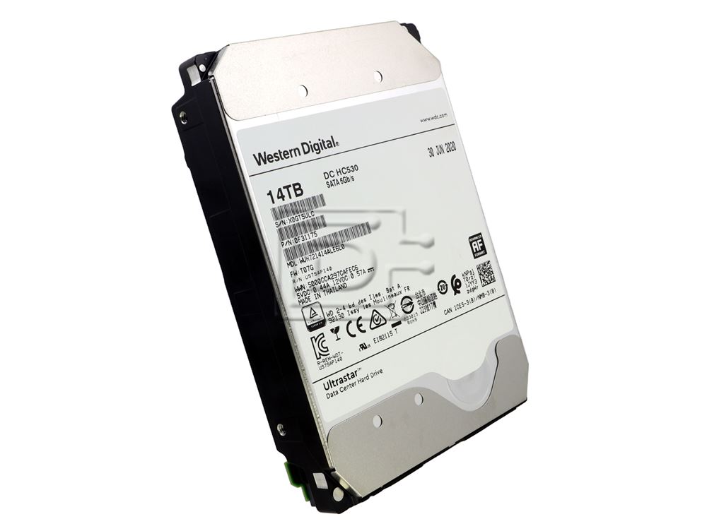 Western Digital UltraStar DC HC530 WUH721414ALE6L0 / 0F31175 14TB
