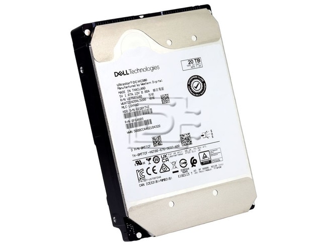 Western Digital WUH722420AL5200 MTTCF 0MTTCF Dell 20TB SAS Hard Drive HDD Image 1 image