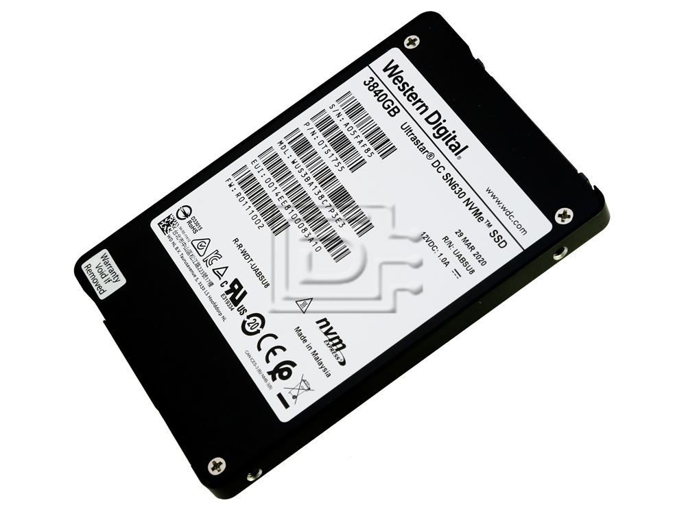 Western Digital WUS3BA138C7P3E3 0TS1755 0TS1619 PCIe NVMe Solid State Drive Image 2 image