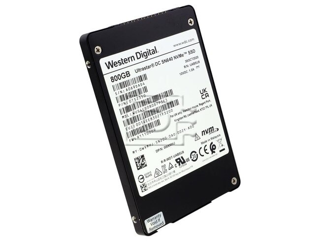 Western Digital WUS4CB080D7P3E3 0TS1952 0TS2350 WXMHJ 0WXMHJ PCIe NVMe Solid State Drive Image 1 image