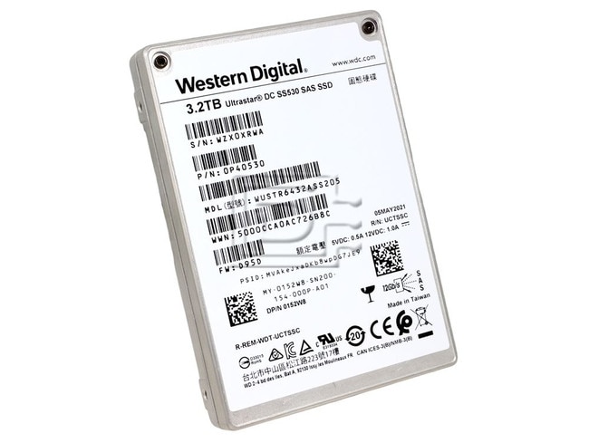 HGST WUSTR6432ASS205 0B40340 0P40530 152W8 0152W8 SAS Solid State Drive Image 1 image