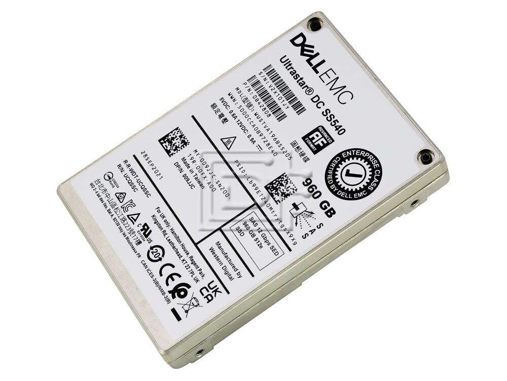 Western Digital WUSTVA196BSS205 0B42808 09JJC 009JJC SAS eSSD Image 2 image