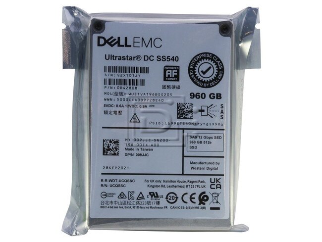 Western Digital WUSTVA196BSS205 09JJC 009JJC 0B42808 SAS eSSD image 4