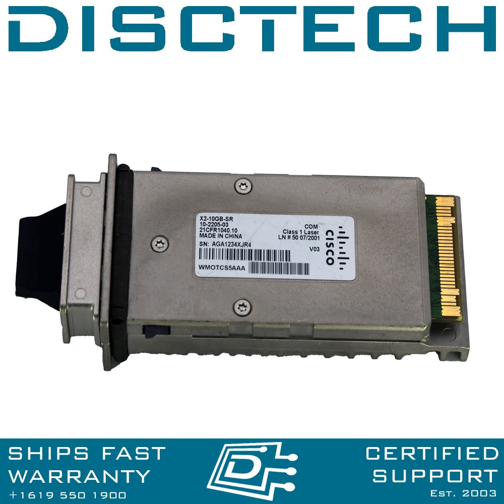 CISCO X2-10GB-SR 10GBASE-SR Fibre Optic Ethernet SFP GBIC Image 5 image