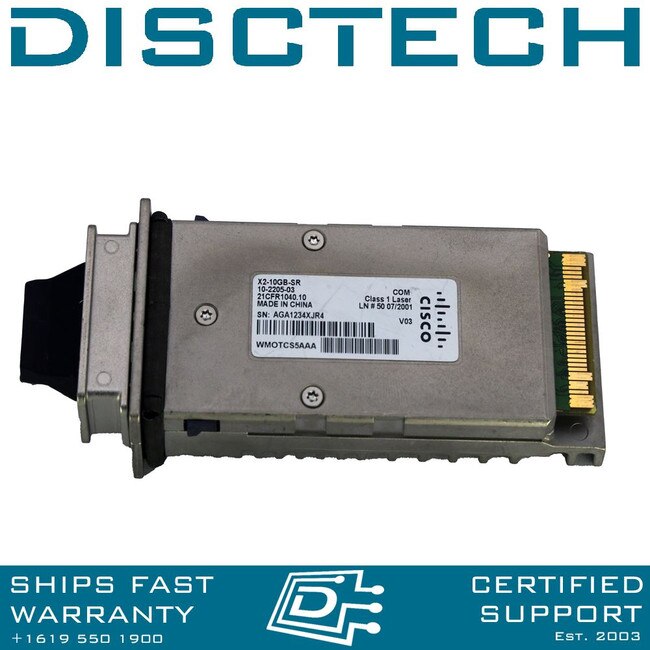 CISCO X2-10GB-SR 10GBASE-SR Fibre Optic Ethernet SFP GBIC image 5